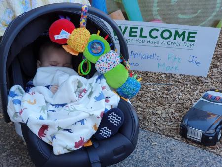 Mark's first day at daycare!
