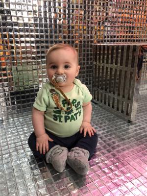 Mark at the selfie museum