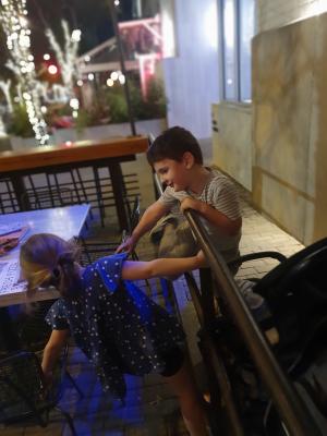 Gregarious as ever, Max makes new friends wherever he goes