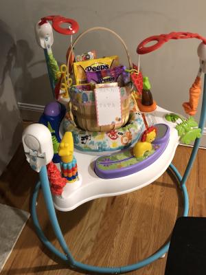 Mark and Papa's Easter basket