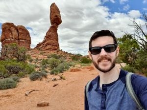 Paul hiking in Bryce Canyon