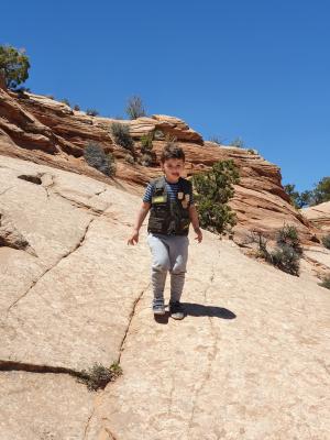 Junior Ranger Max explores Canyonlands