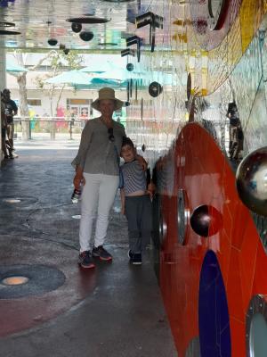 Max and Glamma at the Kidspace Children's Museum