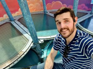 Paul at the top of the tower