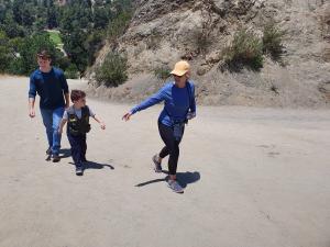 Cousin Ben joined us for a hike and some lunch