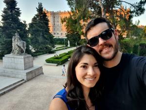 Tyren and Paul at the Royal Palace