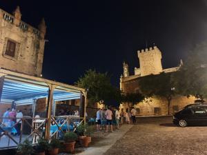 The pre-wedding party: this wasn't even the part that's an actual castle, Cáceres just looks like this all over the place.