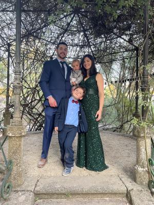 Paul, Tyren, Max and Mark at the reception