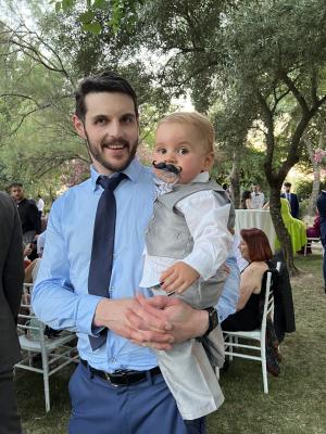 Paul and Mark at the reception