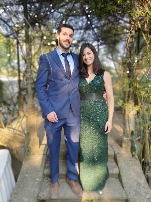 Paul and Tyren at the reception