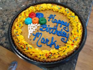 Cake #1 was a cookie cake