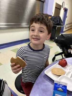 But he warmed up to it pretty quick!