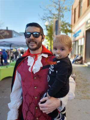 Paul with Mark at the SomerStreets Monster Mash