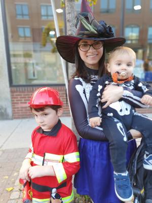 Tyren and the boys at the SomerStreets Monster Mash